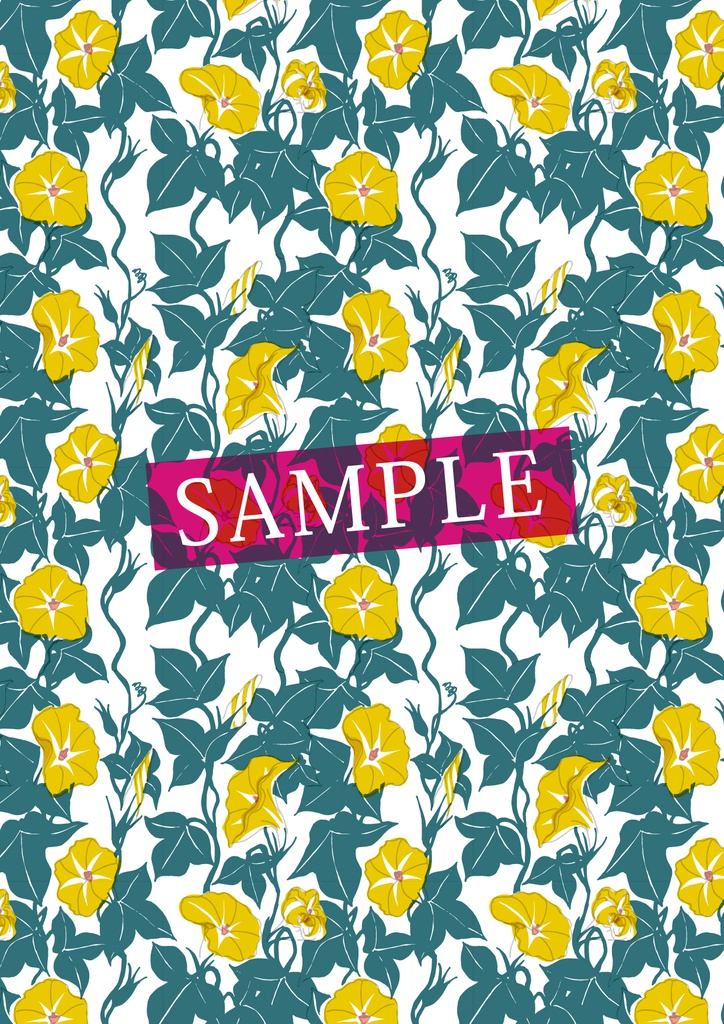 2018年7月分 Chu-coolカレンダー3種セット(おまけのパターンペーパー付き)