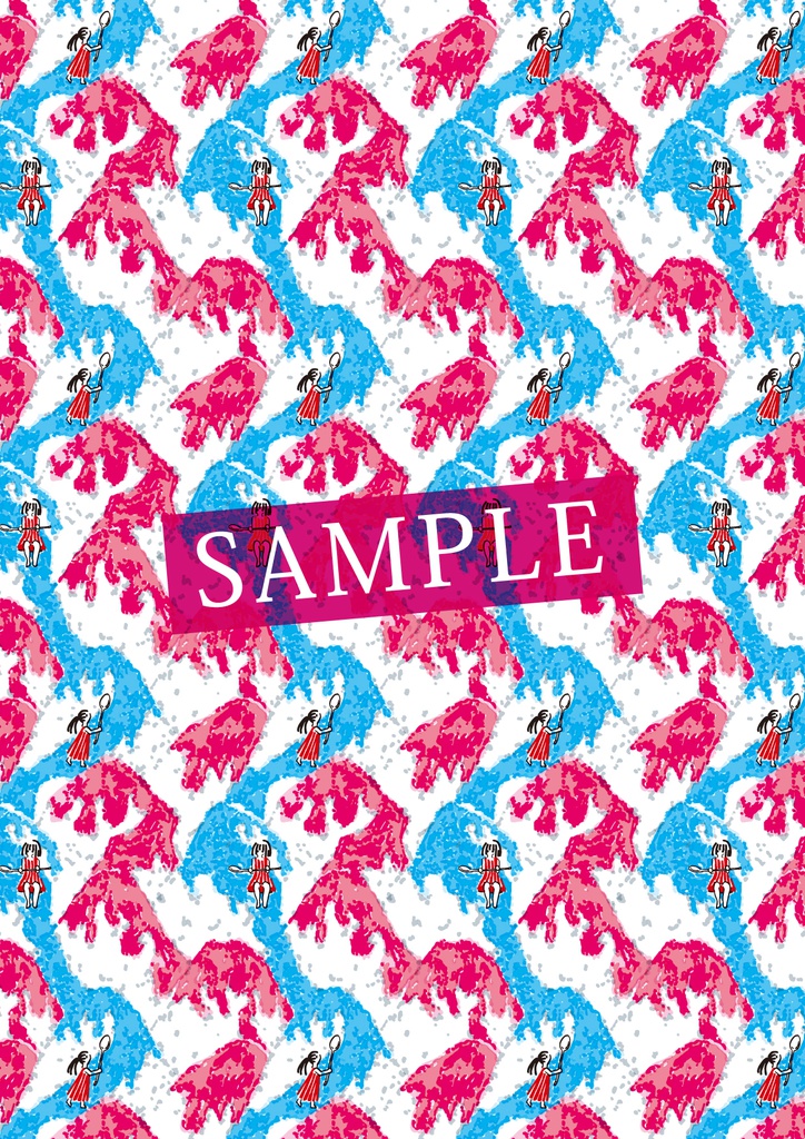 2018年8月分 Chu-coolカレンダー3種セット(おまけのパターンペーパー付き)