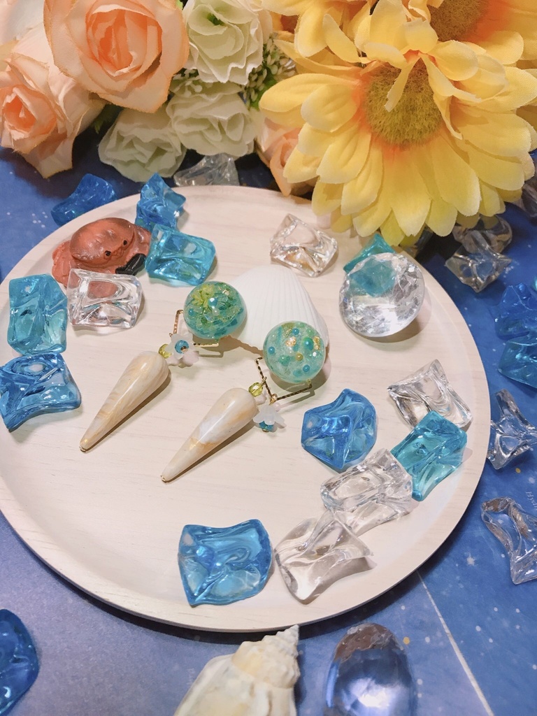 《縁日 - ENNICHI-》花火イヤーアクセ