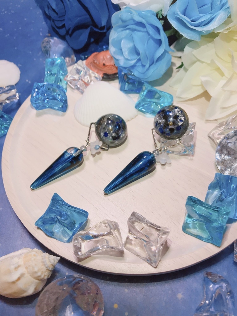 《縁日 - ENNICHI-》花火イヤーアクセ