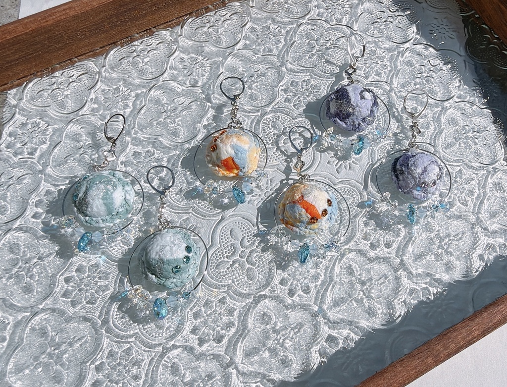 ”gelato”鵜飼派　ピアス／イヤリング