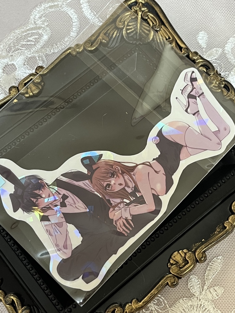 きらきらバニーステッカー