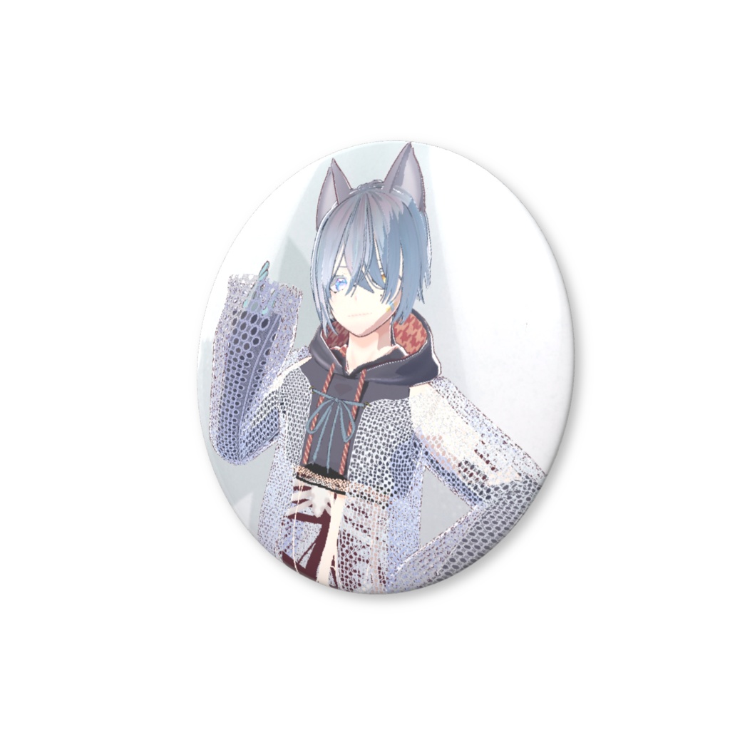 【缶バッジ】大小岾 彁恷 typeC【Vtuber】