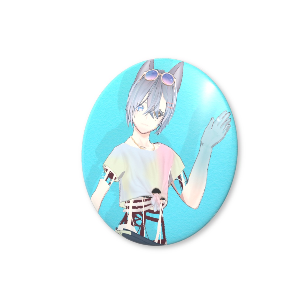 【缶バッジ】大小岾 彁恷 typeD【Vtuber】