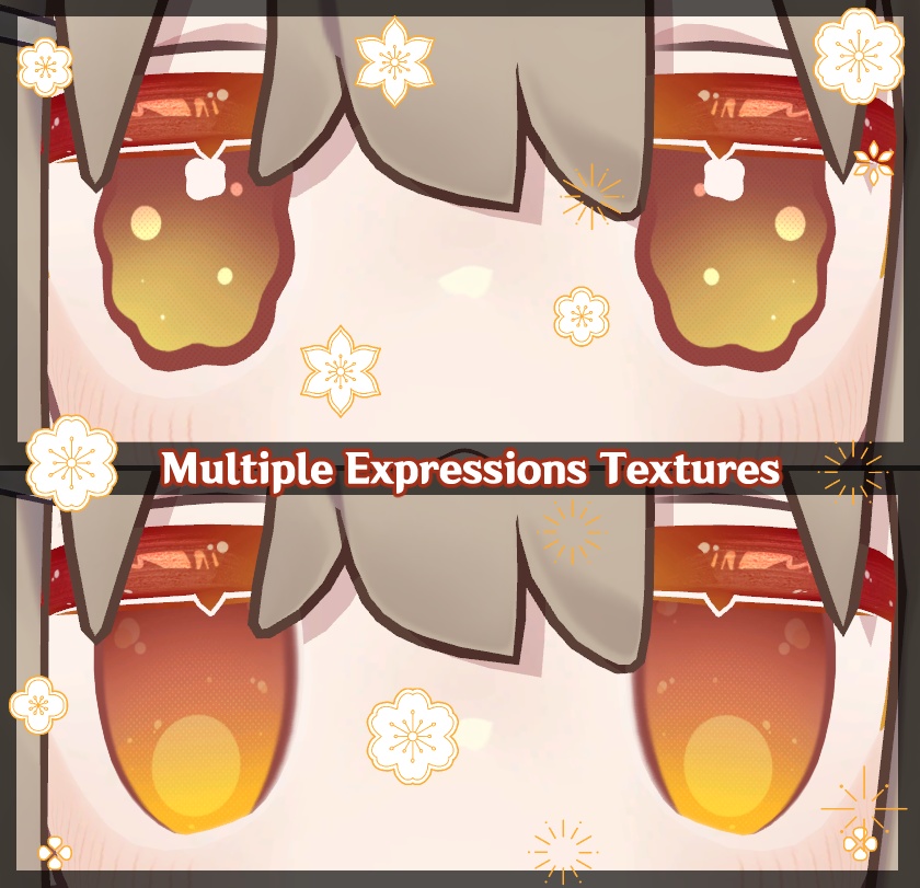 「 For キプフェル 」Floral Sunset Eye Texture