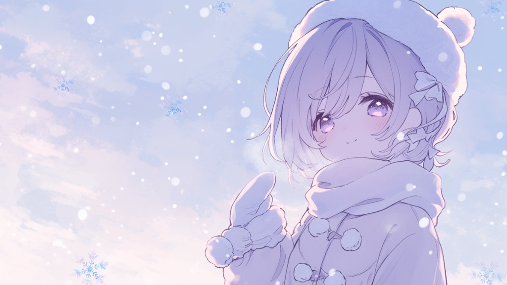 【フリーBGM】そっと降る雪