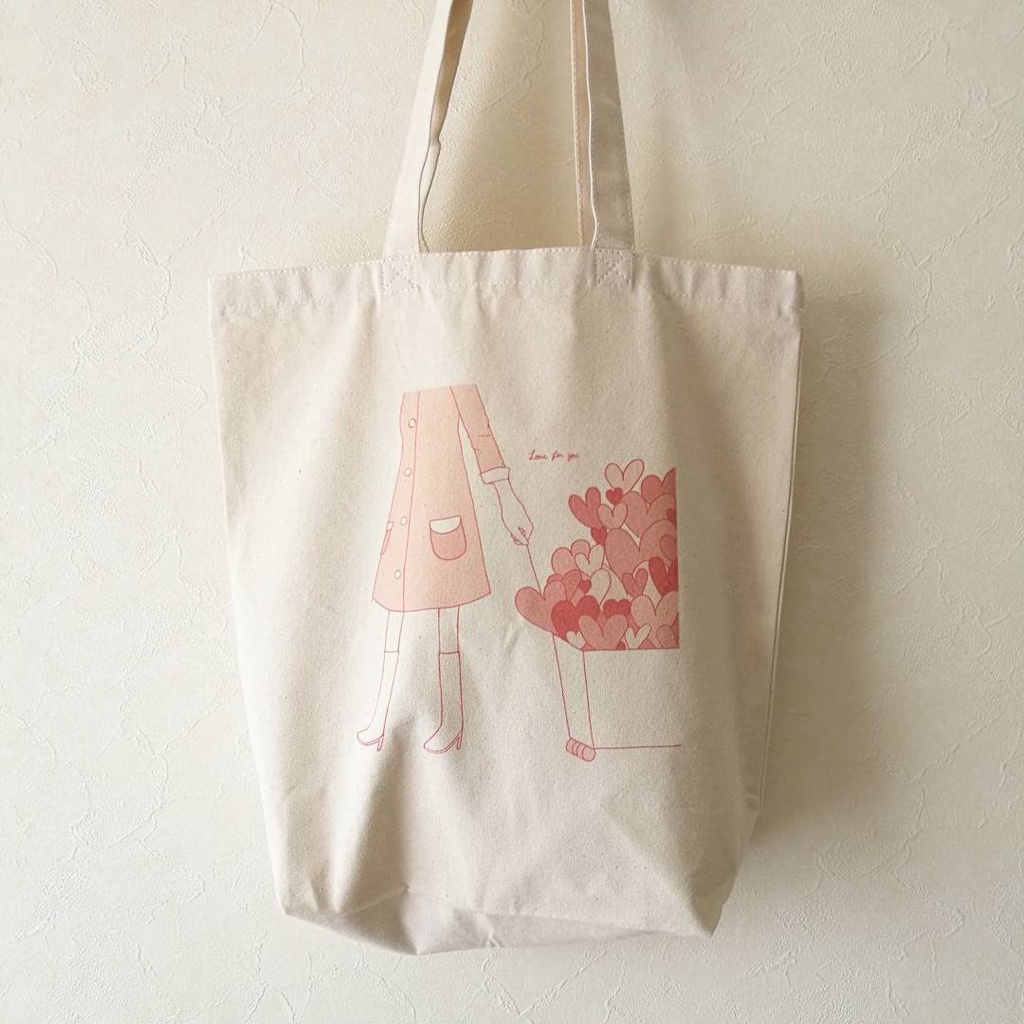 ”Love for you.” トートバッグM