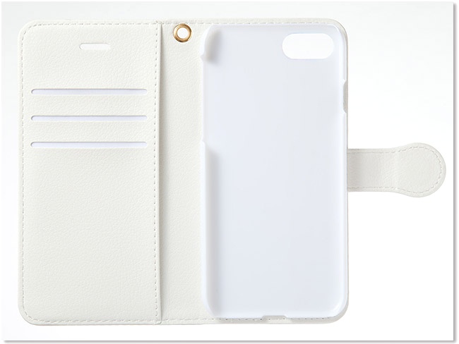 ふたごのさくらんぼ 手帳型スマホケース iPhoneⅩ/8/7/6s/6/SE/Android M/S