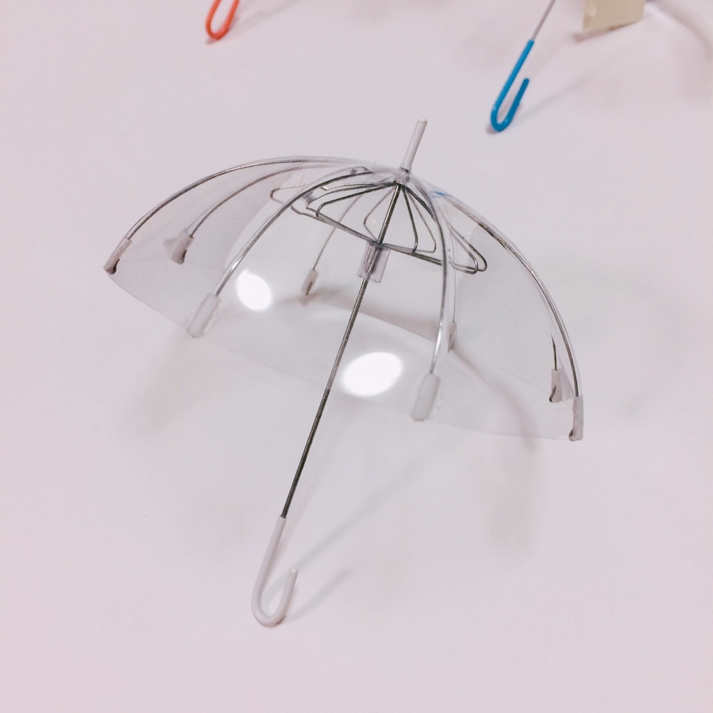 開き傘(M)×３傘＋閉じ傘