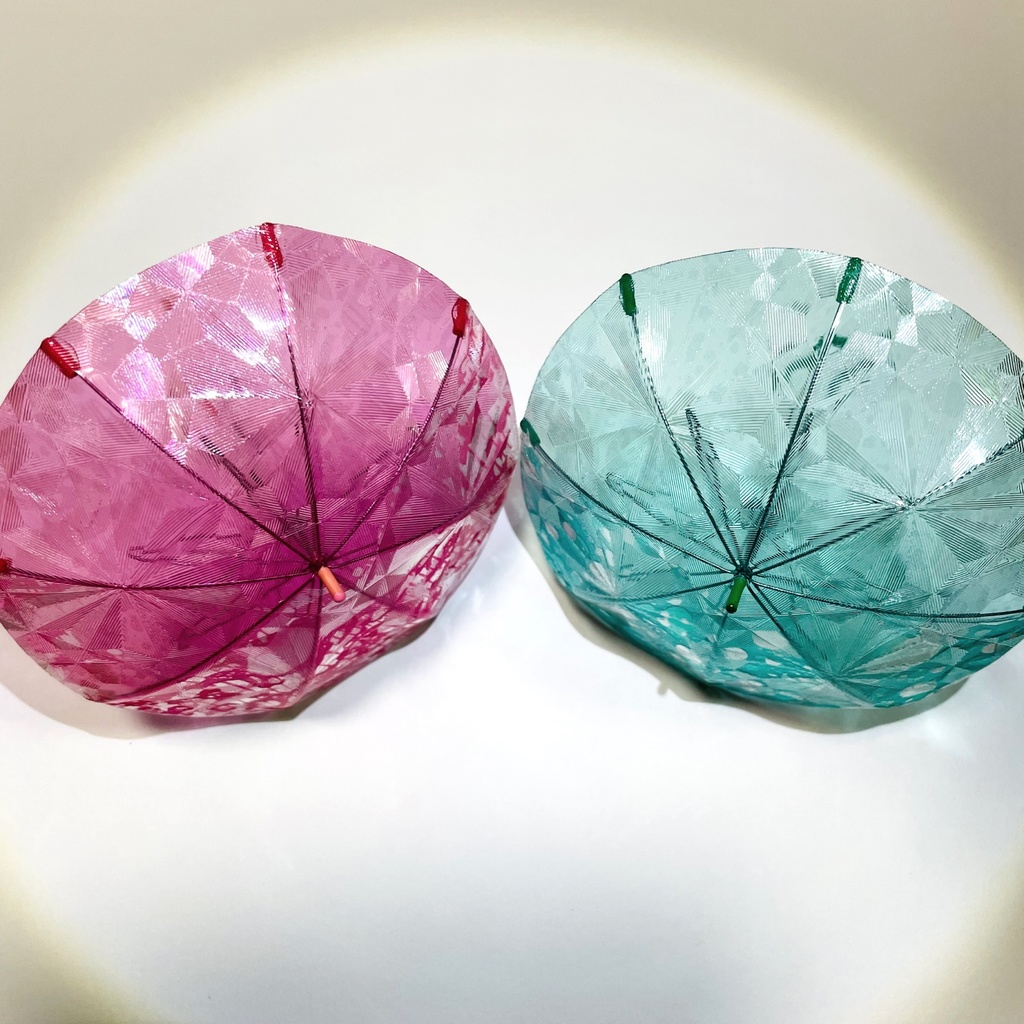 昭和レトロなすりガラス風傘×2(ご予約品) - niina-minikasa - BOOTH
