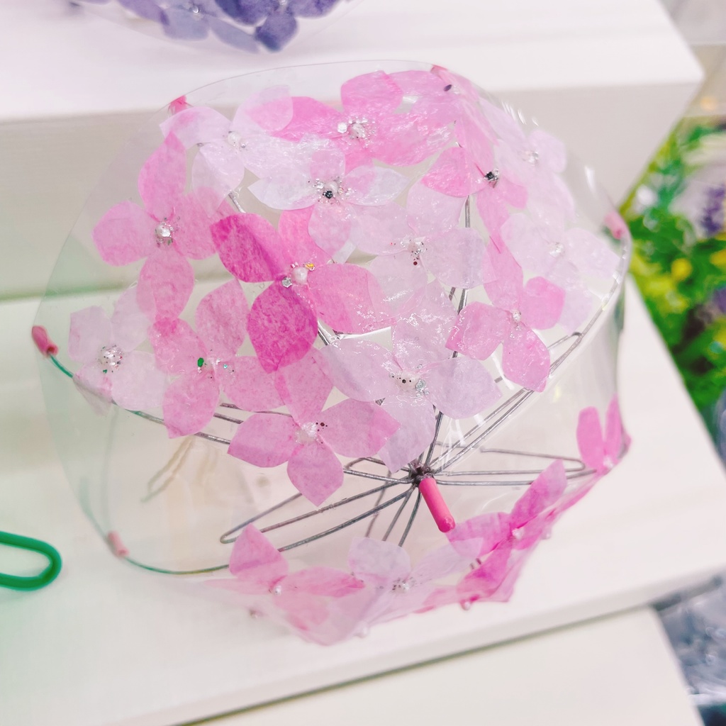 紫陽花傘(M)ピンク