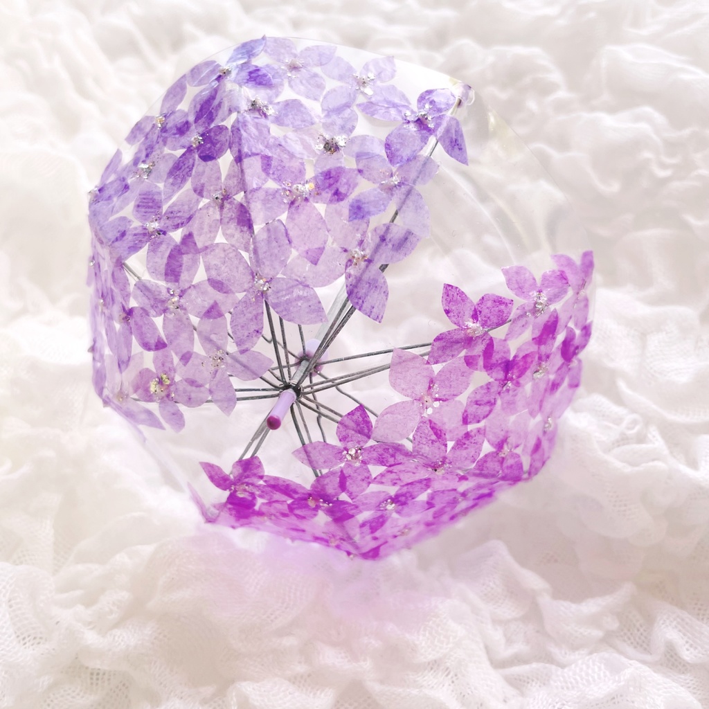 Mサイズ　紫陽花(紫系)