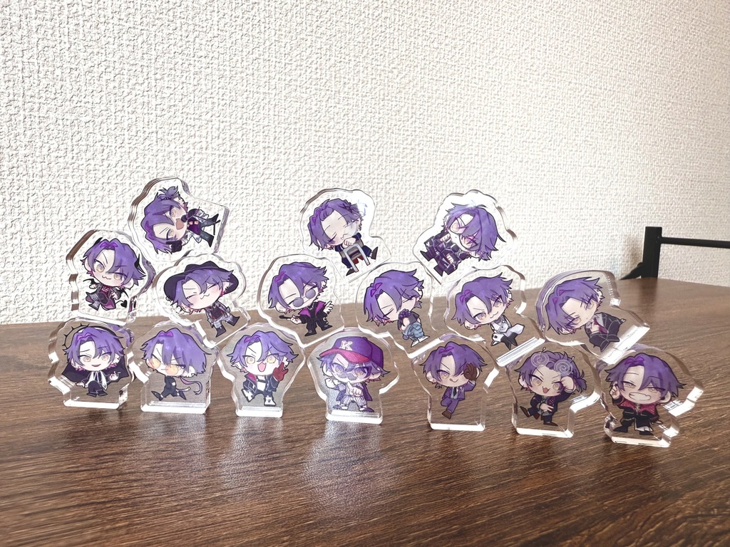 全部わてらい全16種アクリルブロックセット