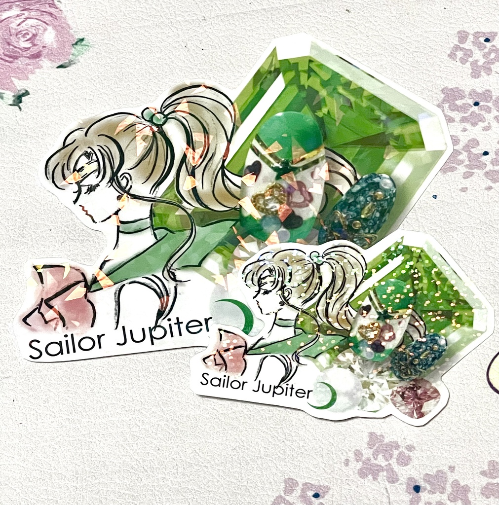セーラージュピター　ホロステッカー　2枚セット