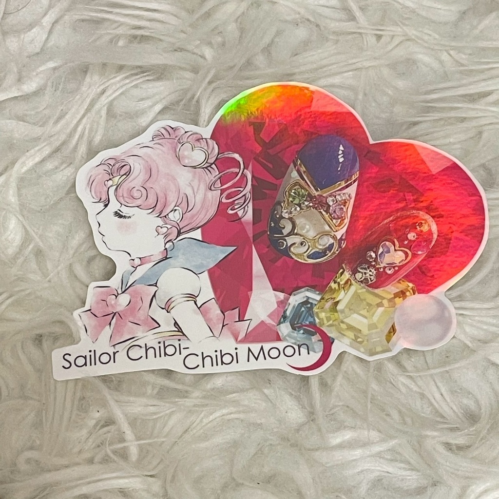 セーラーちびちびムーン ホロステッカー 2枚セット