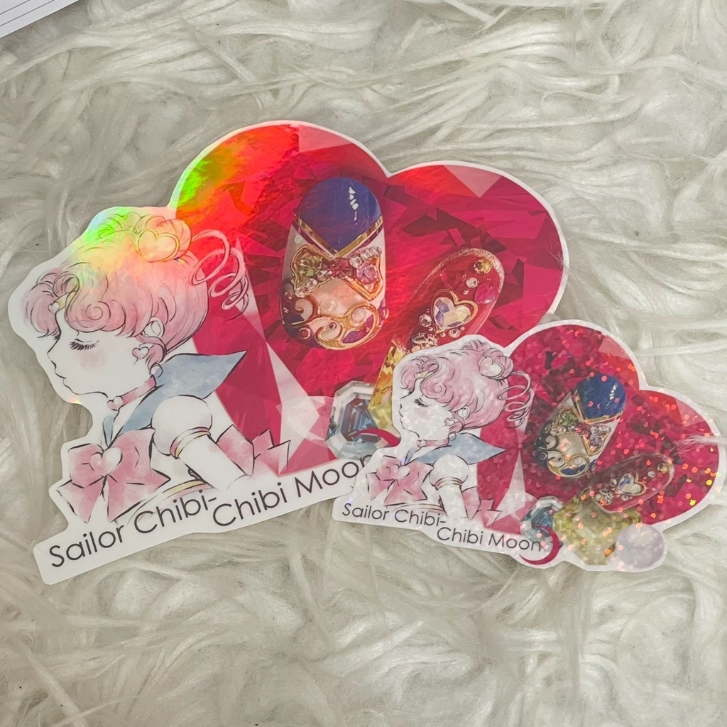 セーラーちびちびムーン ホロステッカー 2枚セット