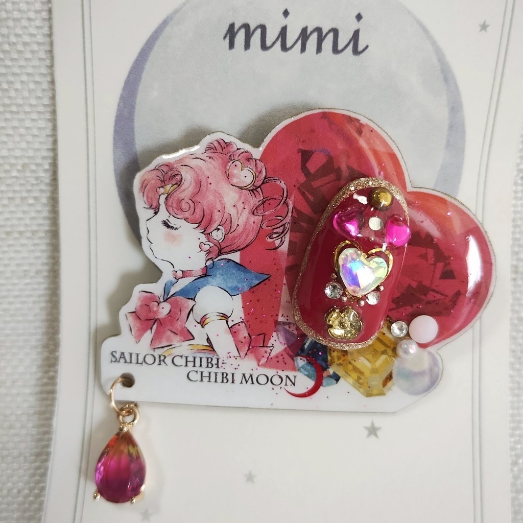 セーラーちびちびムーン アートバッチ