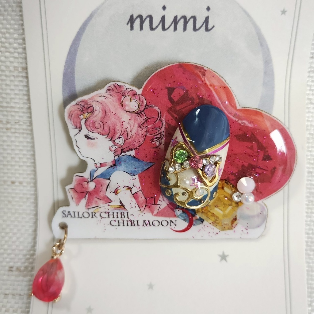 セーラーちびちびムーン 　アートバッチ