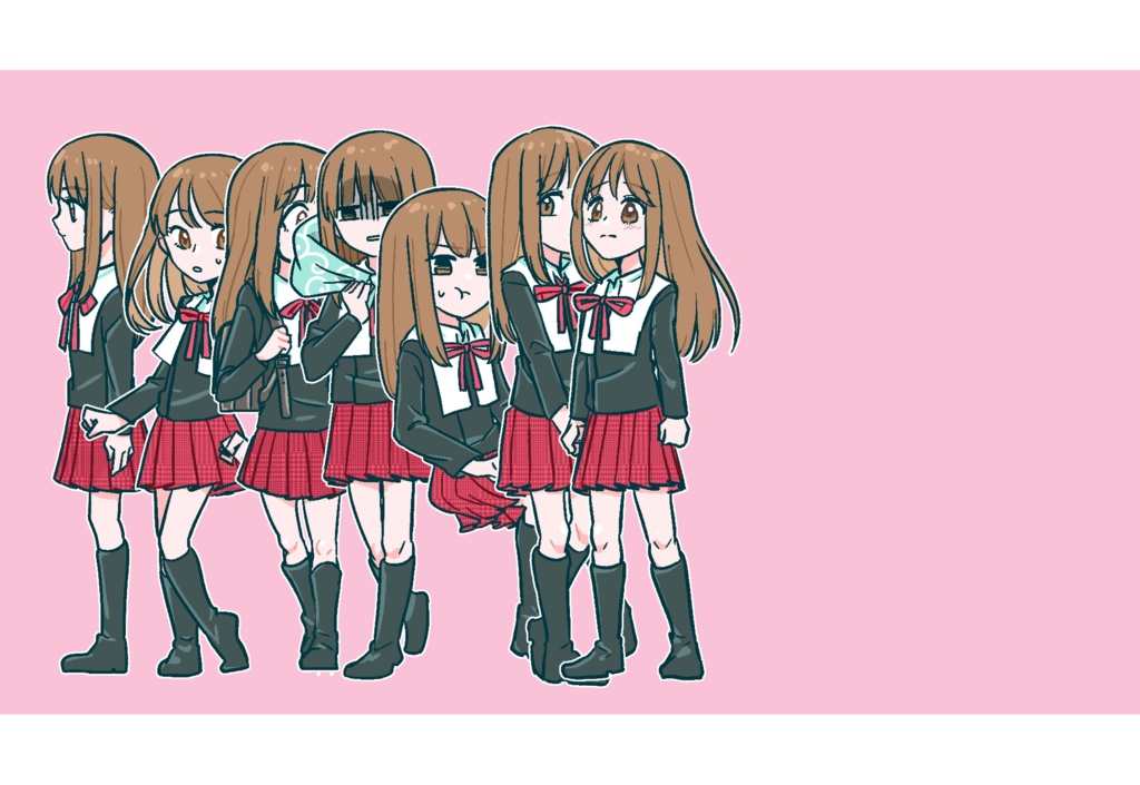 柚月ポストカード16枚セット/定形外140円