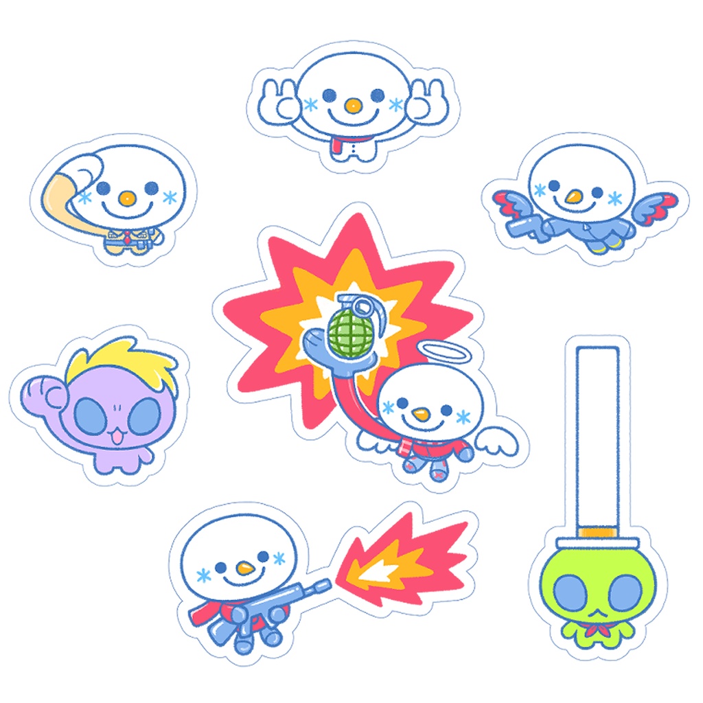 ABOフレークシール、アクキー