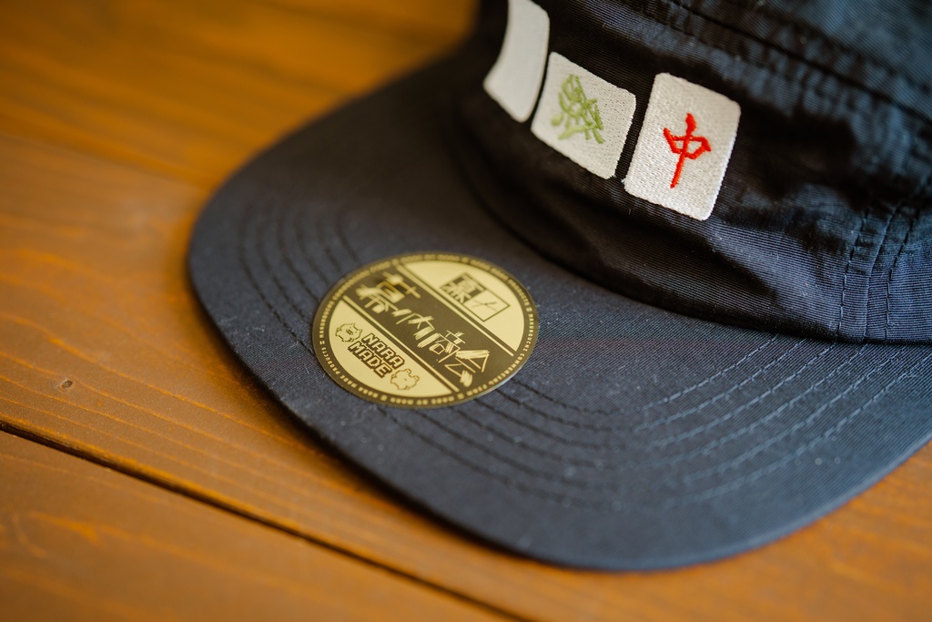 チー 刺繍ジェットキャップ(BK・受注生産/納期14日前後)