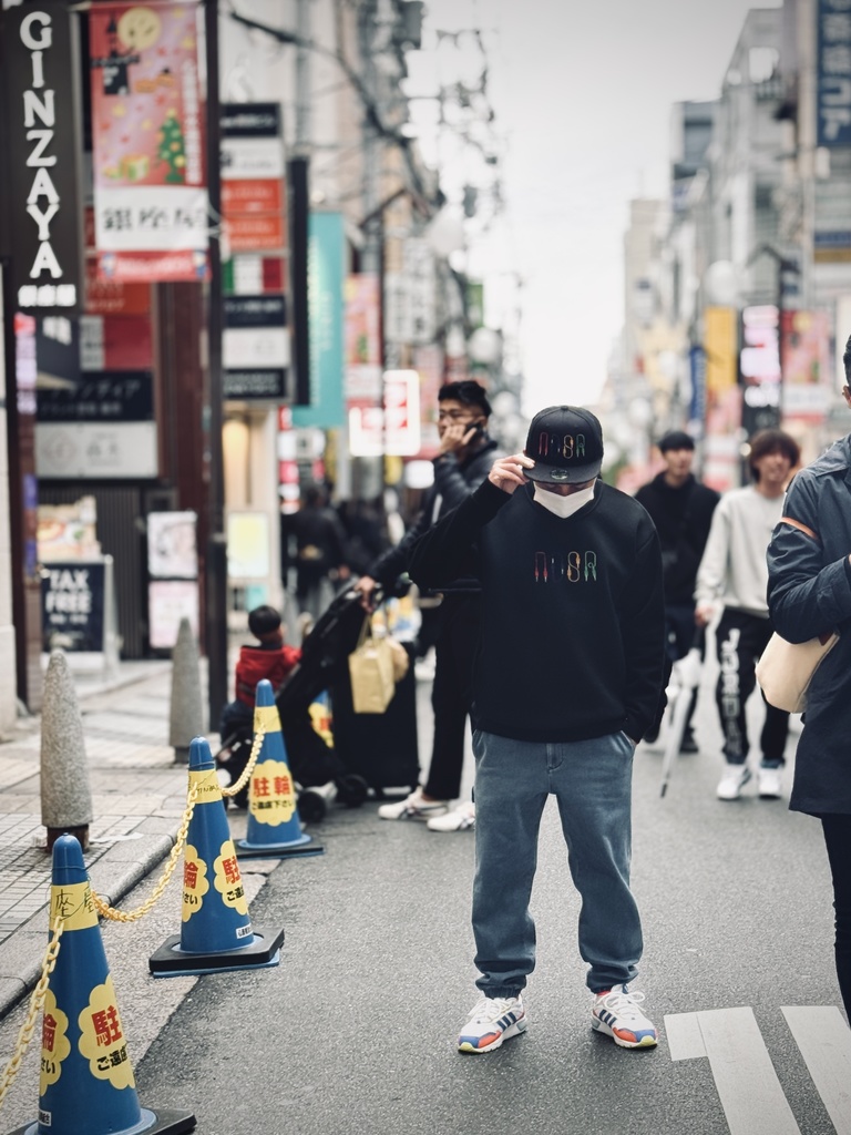 パッチケーブル ADSR スナップバック刺繍キャップ(BK・受注生産/納期7-10日)