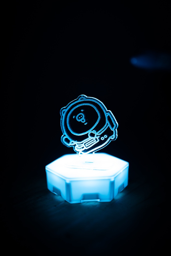 【郵便書簡発送】EP『K,O vs マーク』Space Pork アクリルスタンド(ハイレゾ音源DLコード刻印)