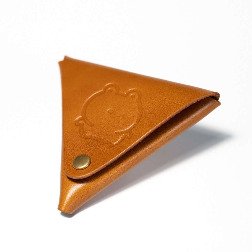 姫路レザー・三角コインケース