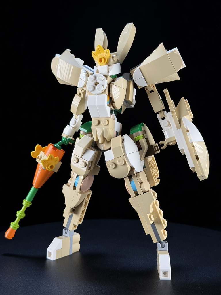 【Instruction】31162セットの組み替え変形・合体うさぎロボット