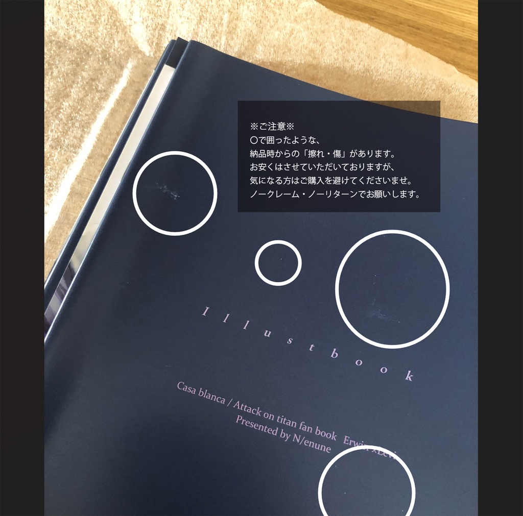 【注意事項あり】画集「カサブランカ」限定頒布