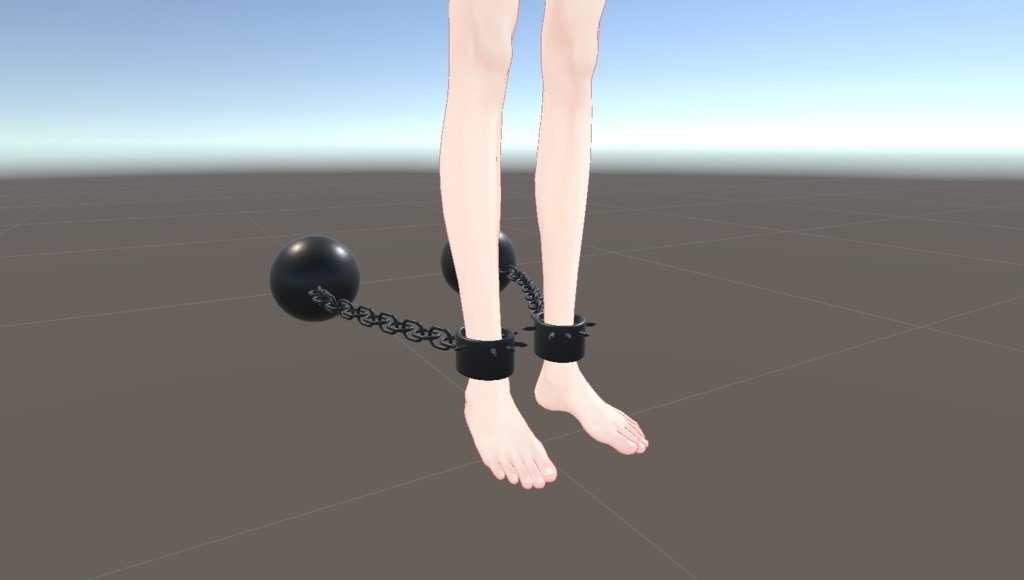痛そうな足枷