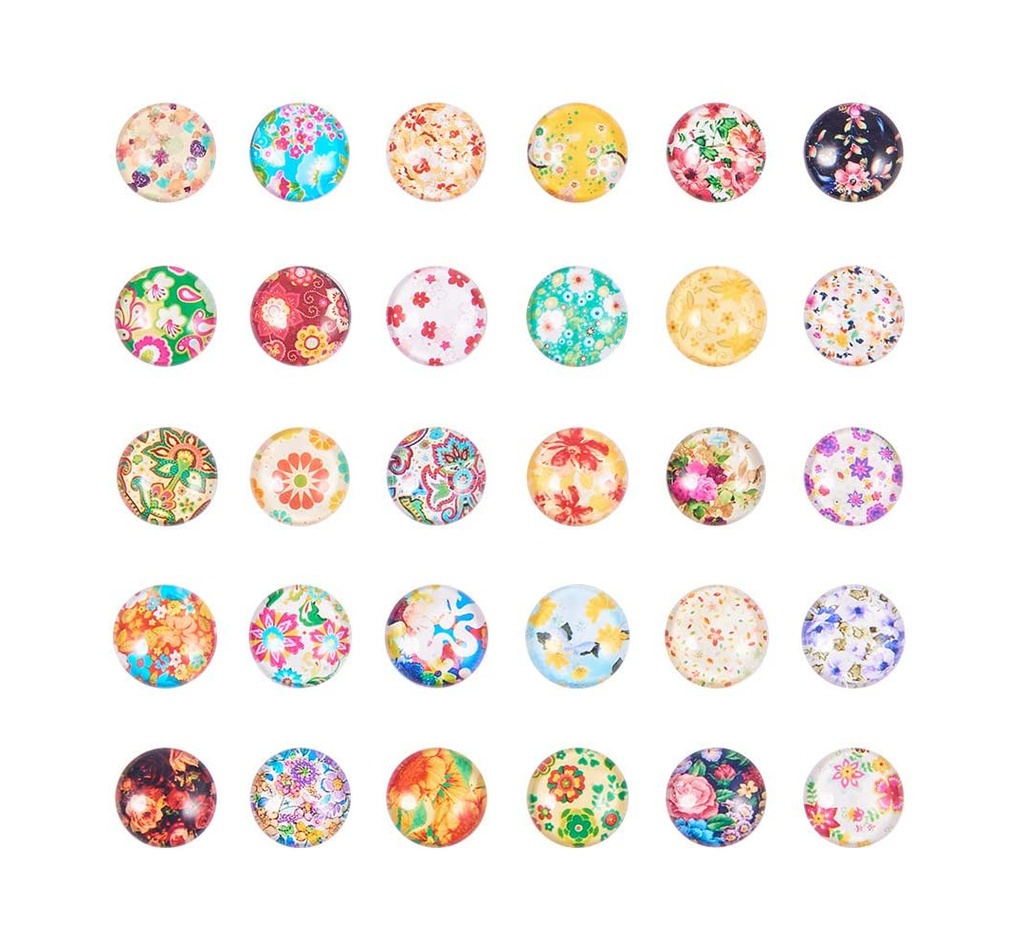 【3セット500円】花柄スタッドピアス