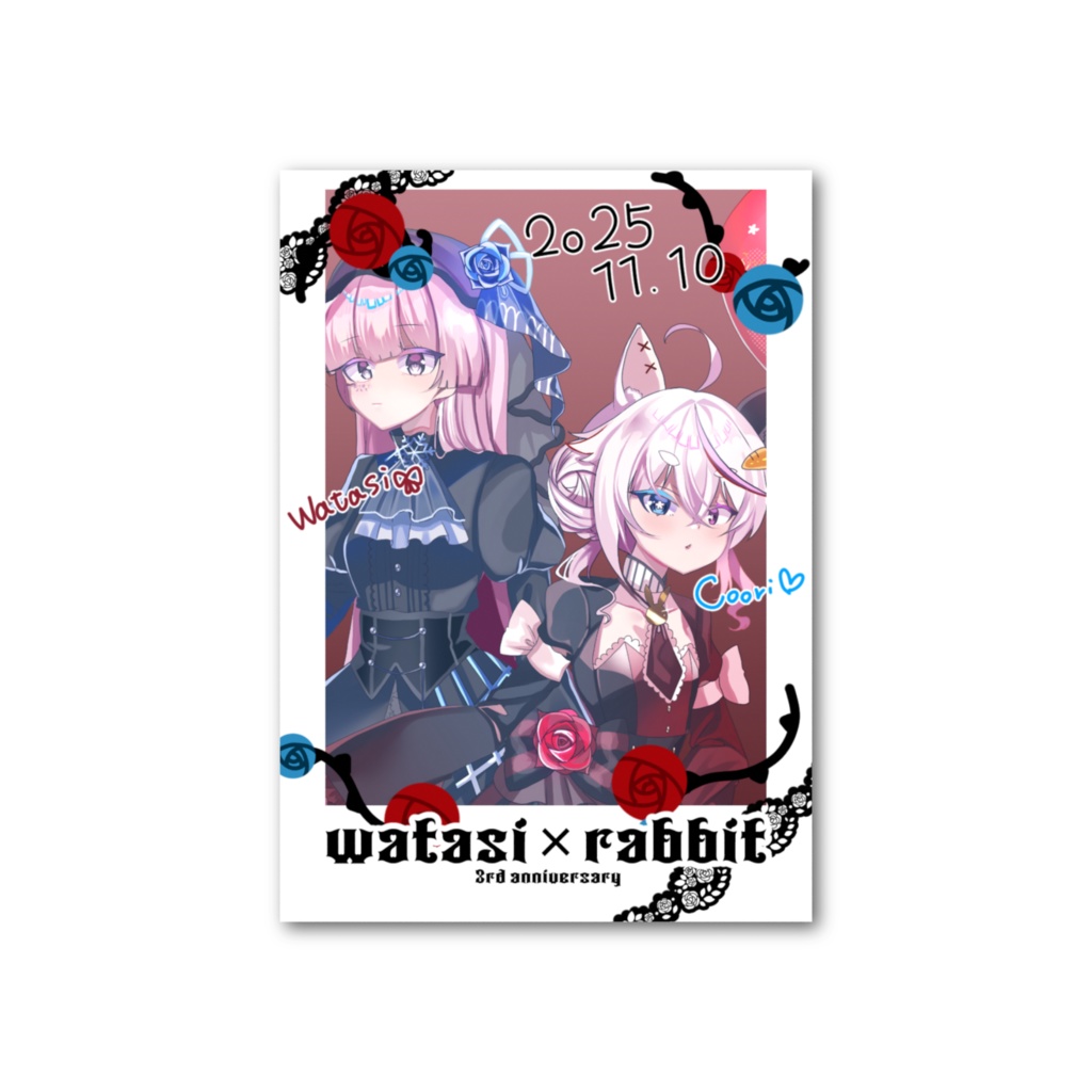 兎紅こおり3周年チェキ(わたラビ)