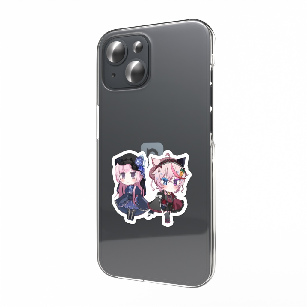 兎紅こおり3周年スマホステッカー(わたラビ)