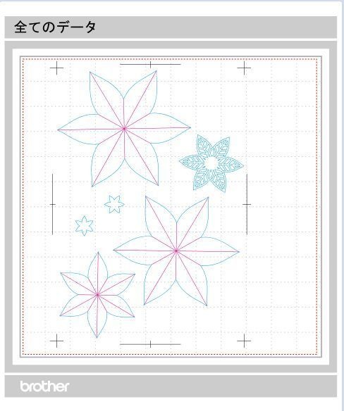 ポインセチアが作れる カットデータ