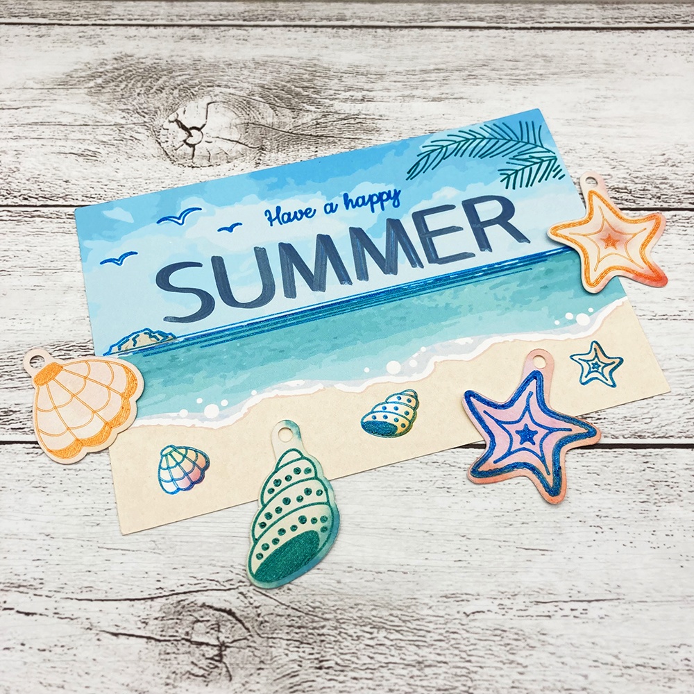 海のグリーティングカード