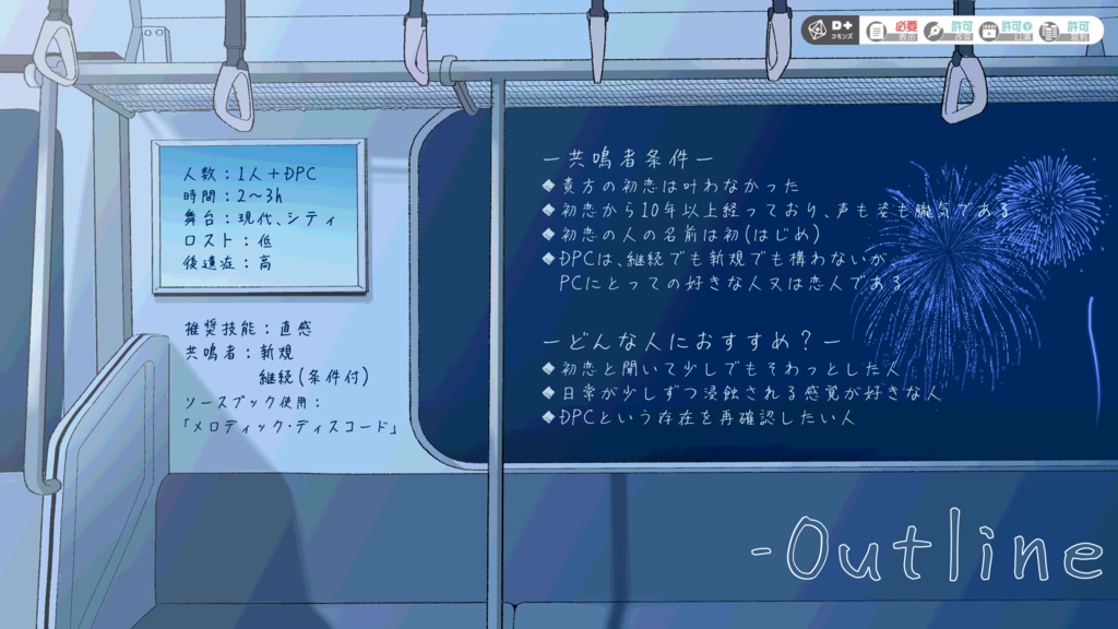 【エモクロアTRPG】初呪-はつこい-