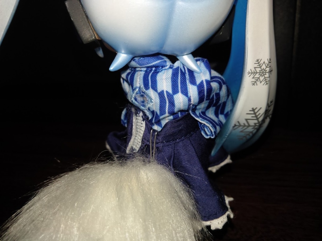 ハンドメイド_ねんどろいどどーる用_ケモミミ・尻尾(白)