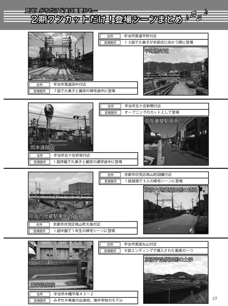 Because I Love It. No.7 響け!ユーフォニアム2 全力巡礼ガイド