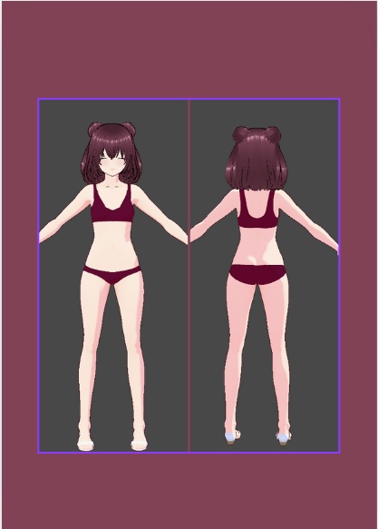 Original 3d model (Amelia) - YurikoMurez - 4/4