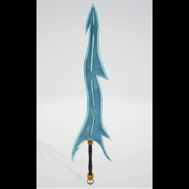 水・氷属性の大剣