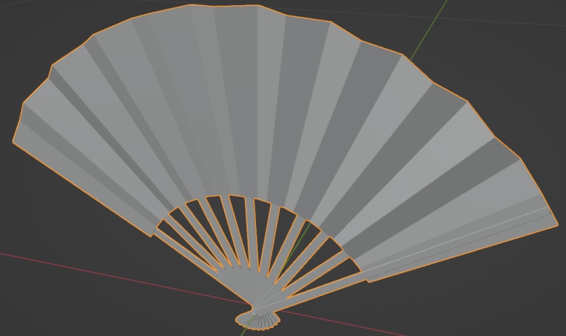 11本骨の扇子