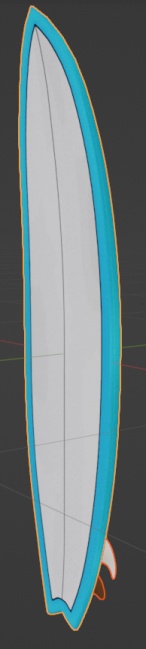 サーフボード(ミッドレングス/2.53m)