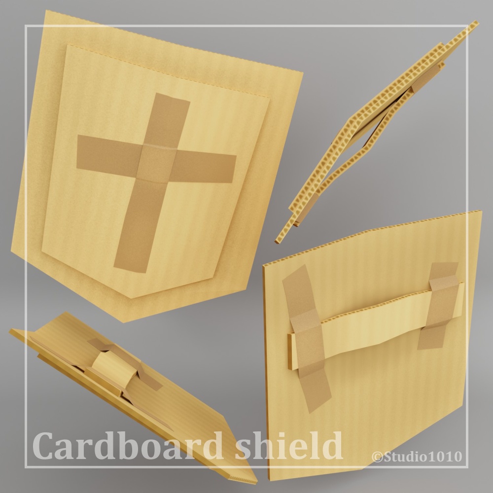 段ボール装備 vol.2_盾