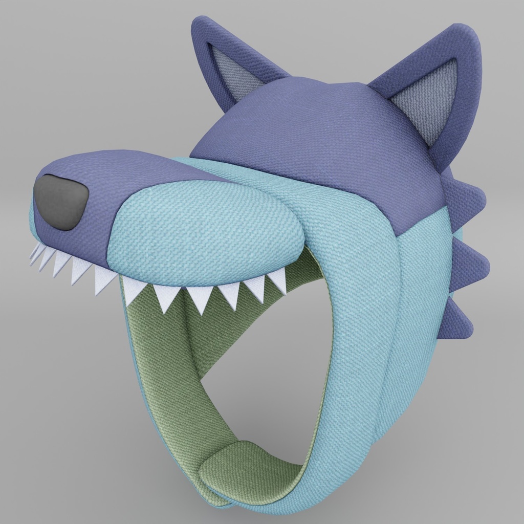 オオカミの被り物