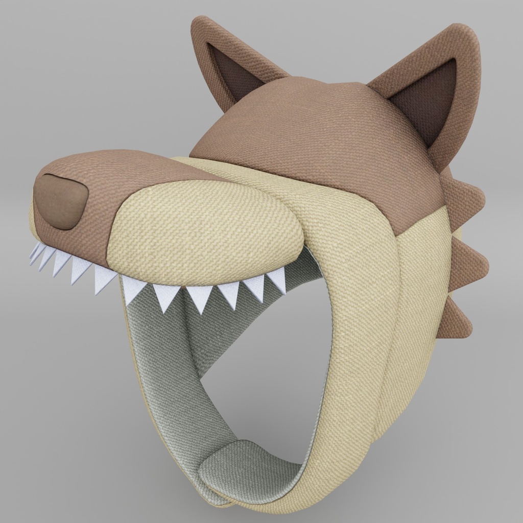 オオカミの被り物