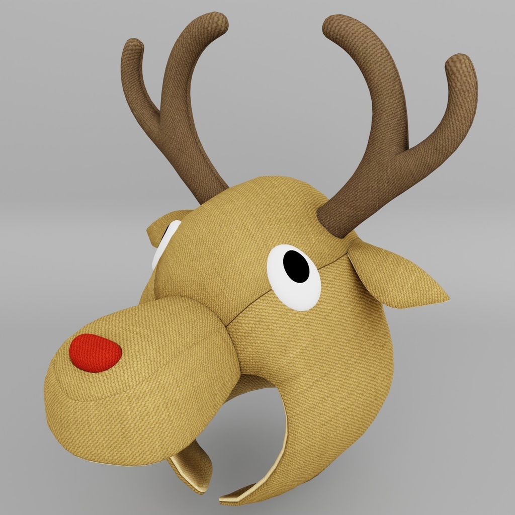 トナカイの被り物