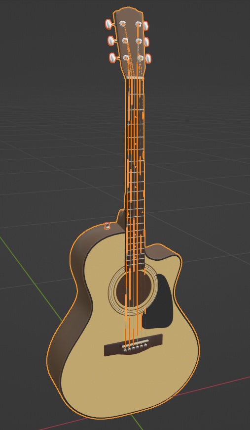 アコースティックギター(カッタウェイ)