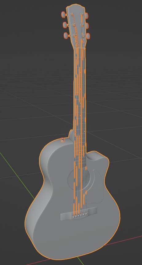 アコースティックギター(カッタウェイ)
