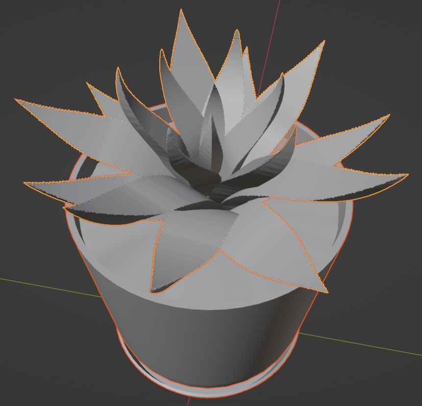 観葉植物(ガステリア)